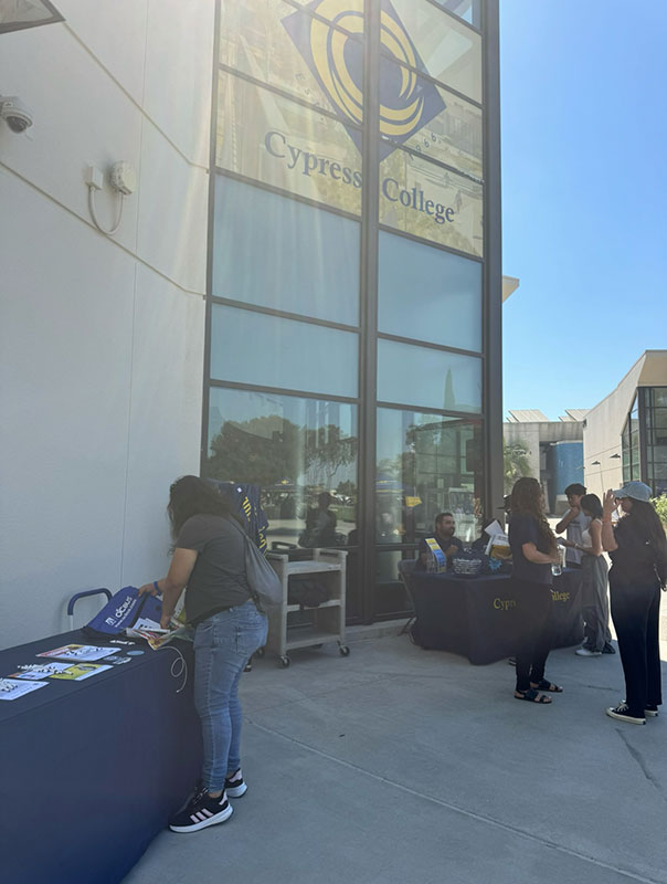 Cypress College Welcome Back Event