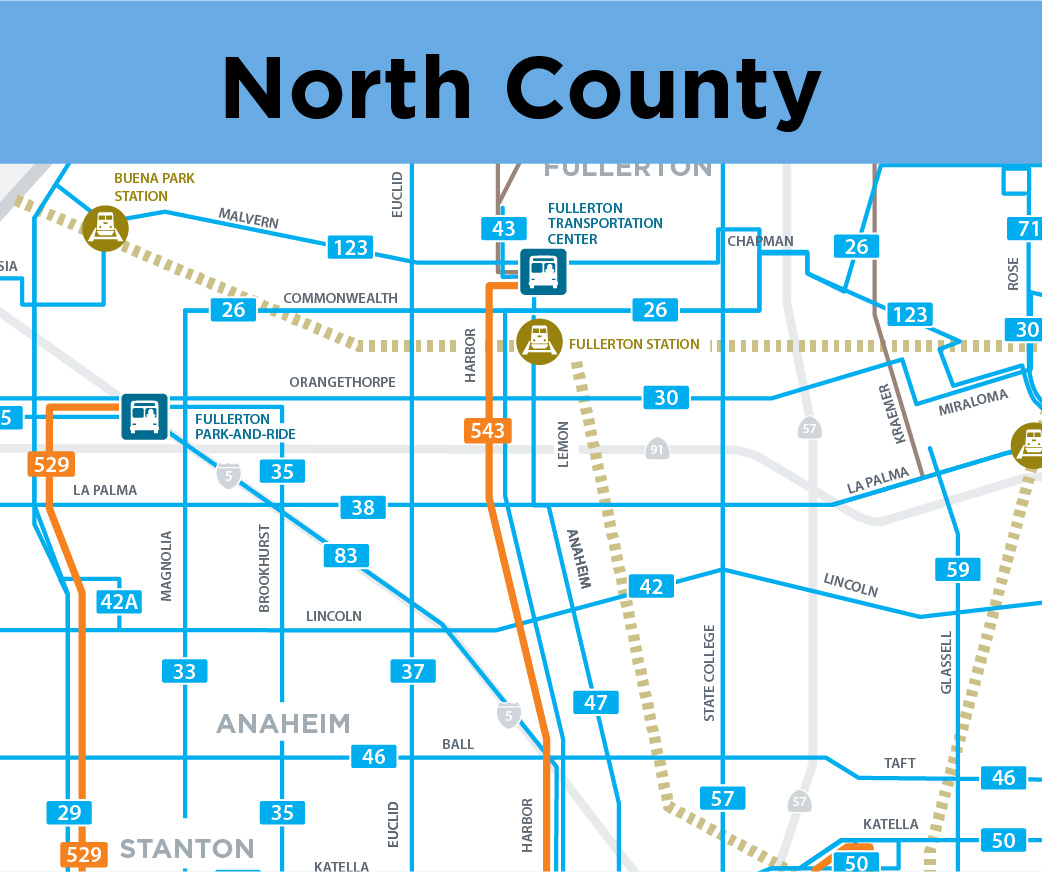 north county map