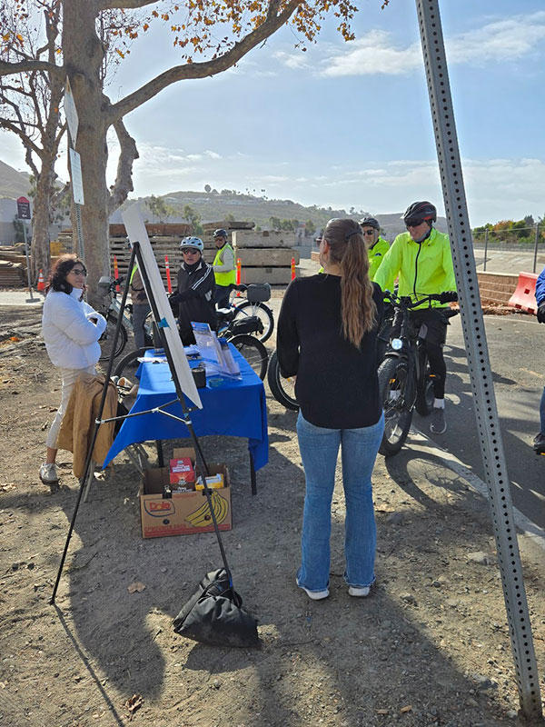 San Juan Creek Bridge Replacement Project Booth