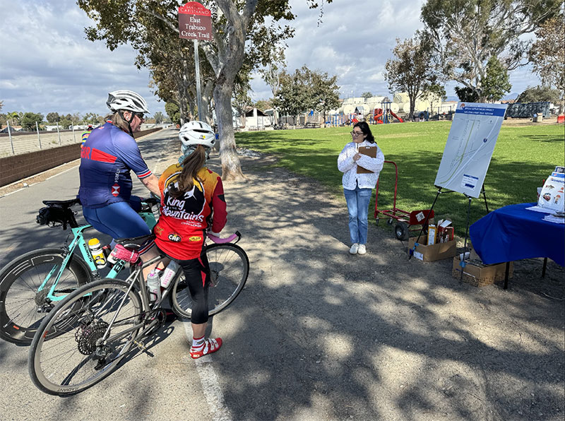 San Juan Creek Bridge Replacement Project Booth