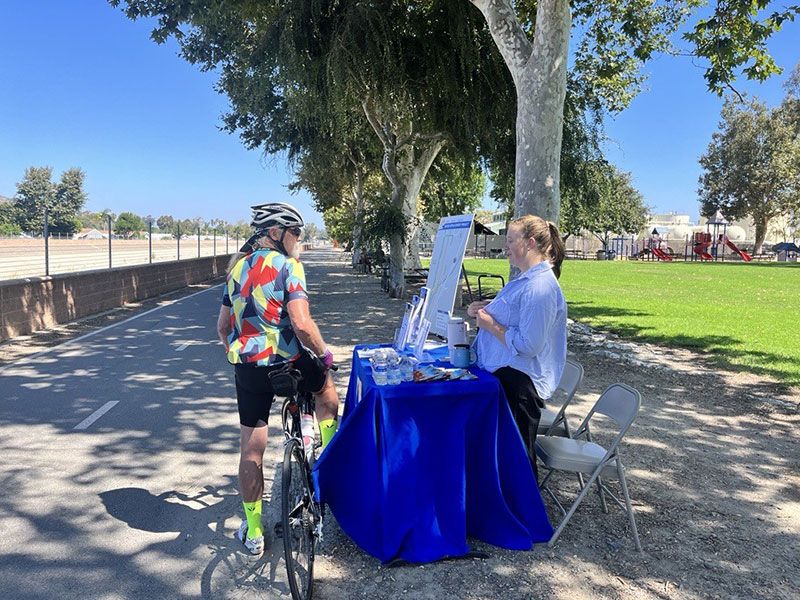 San Juan Creek Bridge Replacement Project Booth