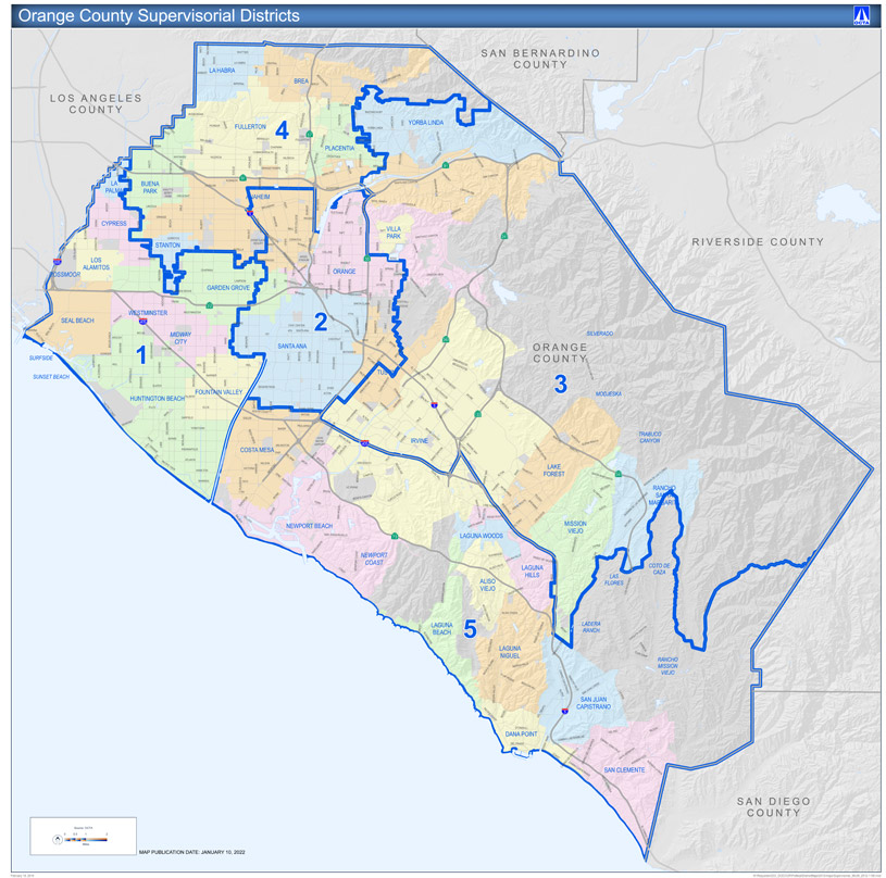 Supervisorial District Map