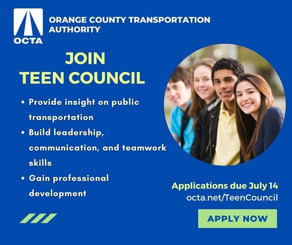 teen council apply now