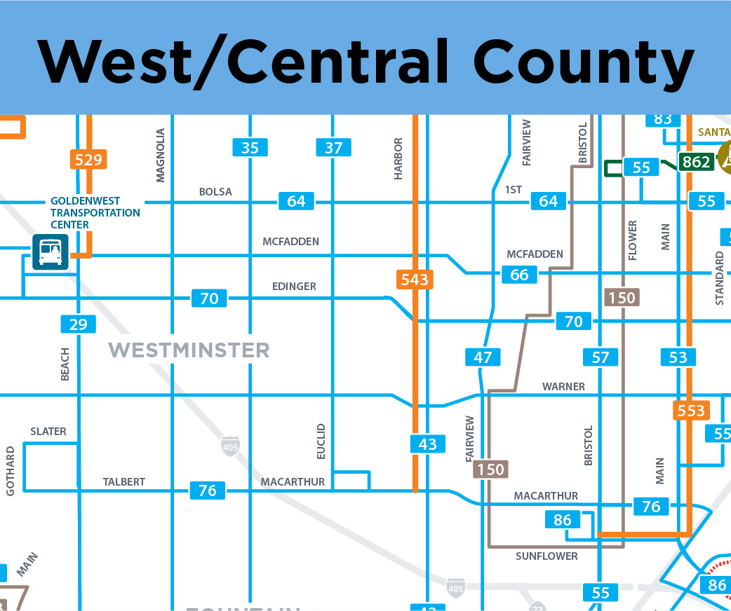 west central county map