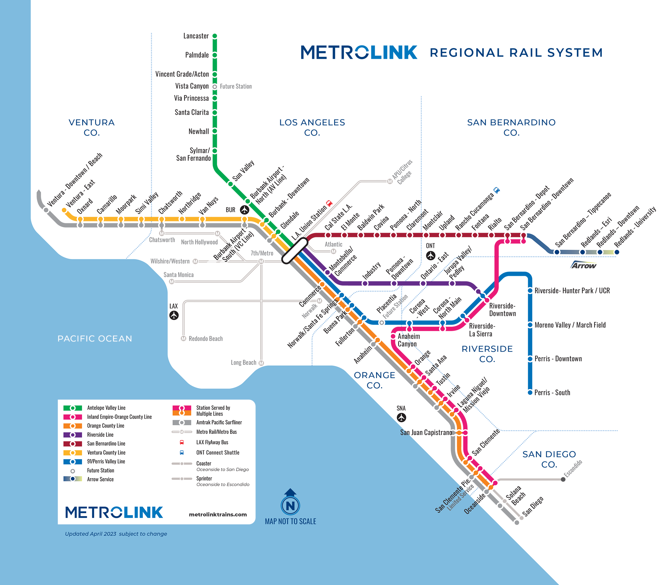 Metrolink Rail Map - Vivia Joceline